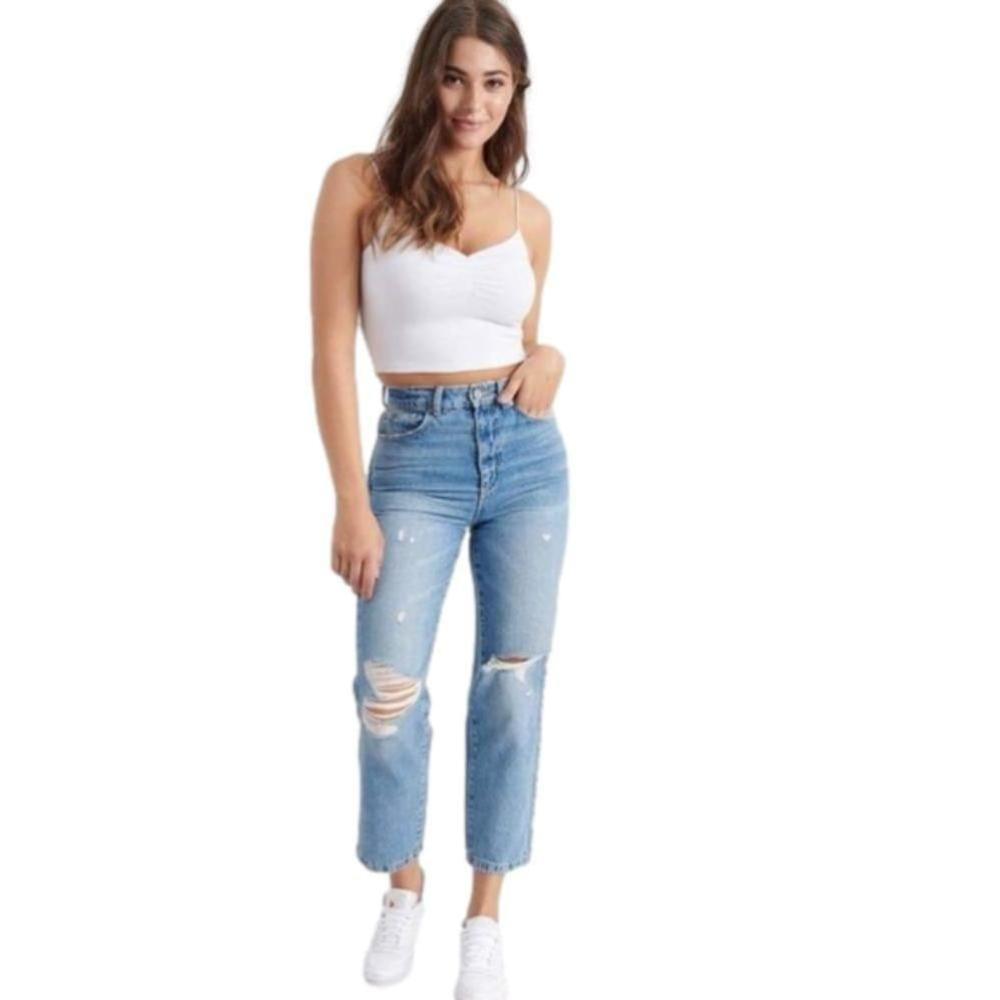 Garage Vintage Straight Jean Women’s Distressed Size 28